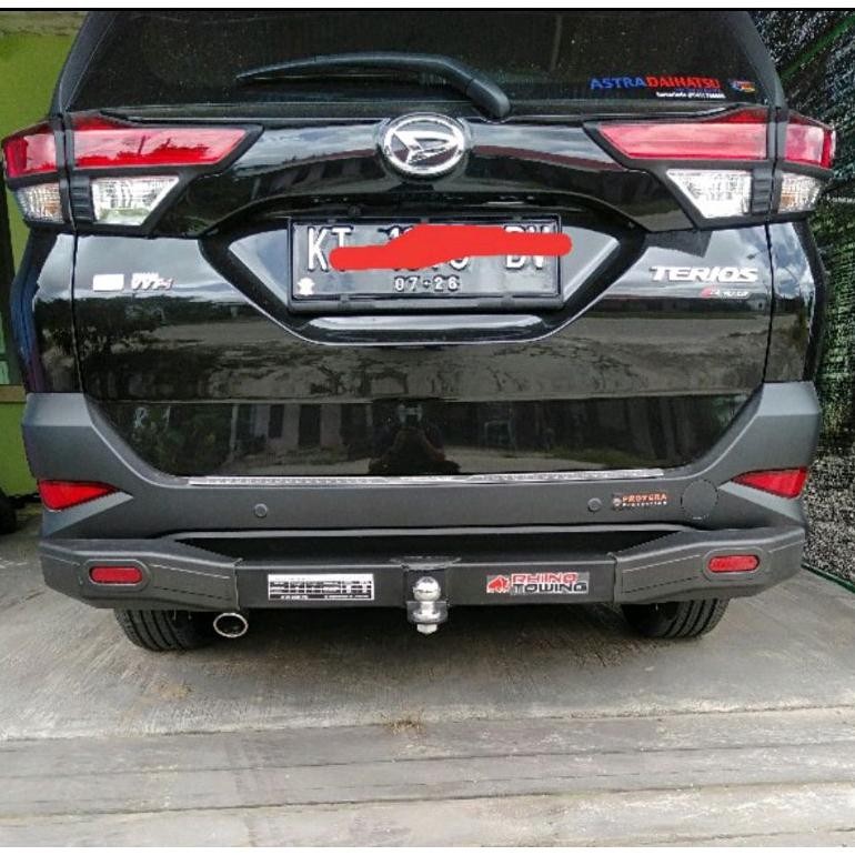 Terlaris Towing Bar Pengaman Bumper Tanduk Belakang Besi Rhino Towing Reflektor Rush/Terios 2018 201
