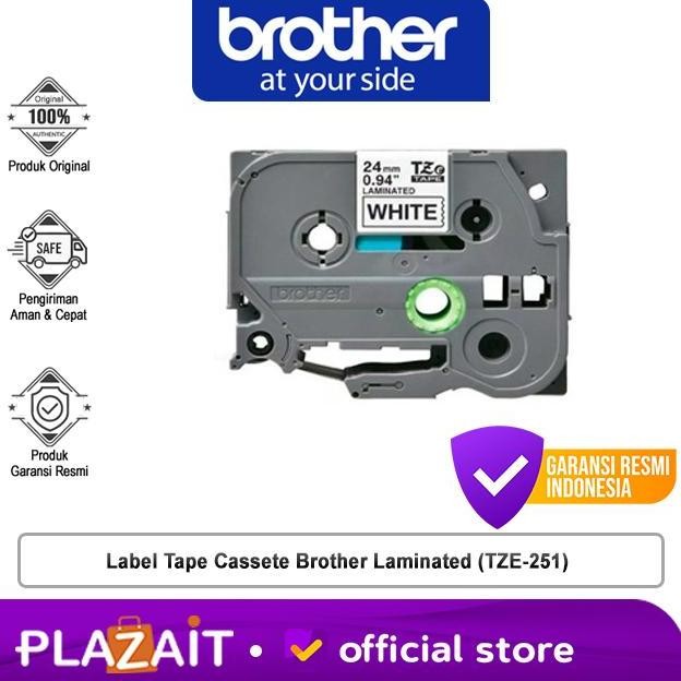 

Label Tape Cassete Brother Laminated (Tze-251) New Stok