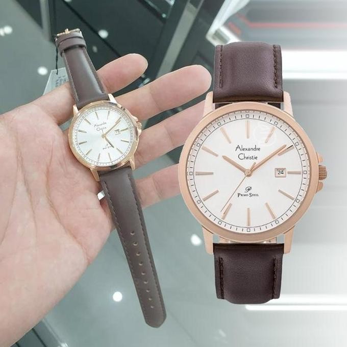 Jam Tangan Wanita Alexandre Christie AC 1014 AC1014 Original Leather