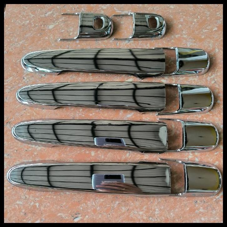 DISKON COVER HANDLE PEGANGAN PINTU TOYOTA ALL NEW AVANZA TIPE VELOZ 2019 2020 2021 SMARTKEY CHROME C
