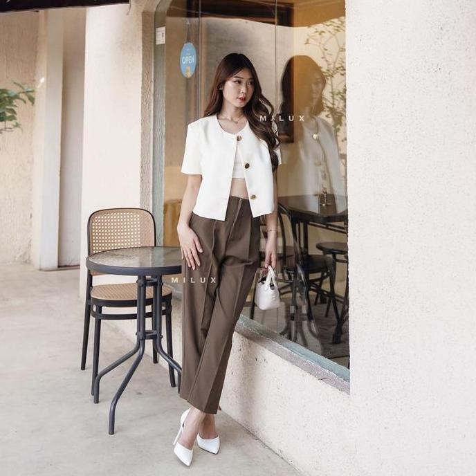 KEMEJA BLOUSE WANITA DAILY WEAR WOMEN BASIC MX144