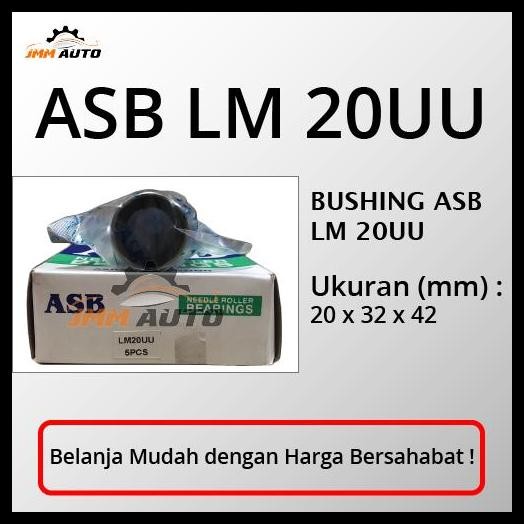 HOT DEAL BEARING ASB LM 20UU LINEAR BEARING / LM20UU LINEAR BUSHING ASB BUSHING 