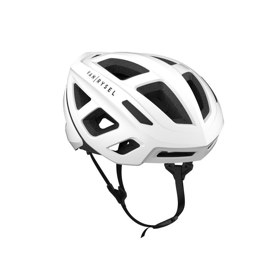 Terlaris Decathlon Btwin Helm Sepeda Road Bike Helmet 500 Putih - 8500016