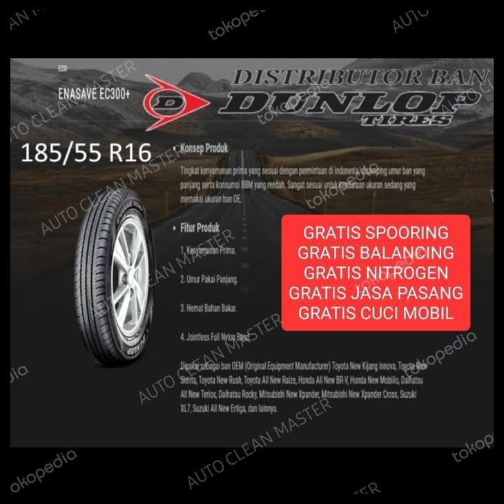 DISKON BAN DUNLOP ENASAVE EC300 185/55 R16 