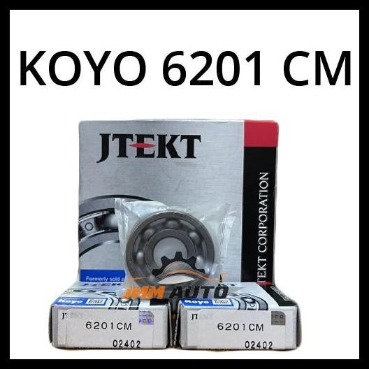 TERMURAH BEARING KOYO 6201 POLOS TANPA TUTUP LAHER KOYO ORIGINAL JAPAN 6201 CM