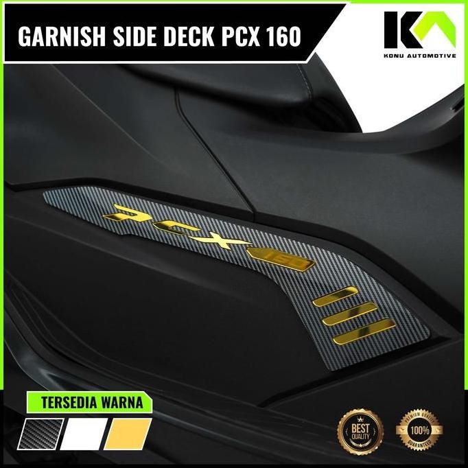 Side Deck Pad Garnish Pcx 160 Aksesoris Pelindung Samping Body Pcx160 Original