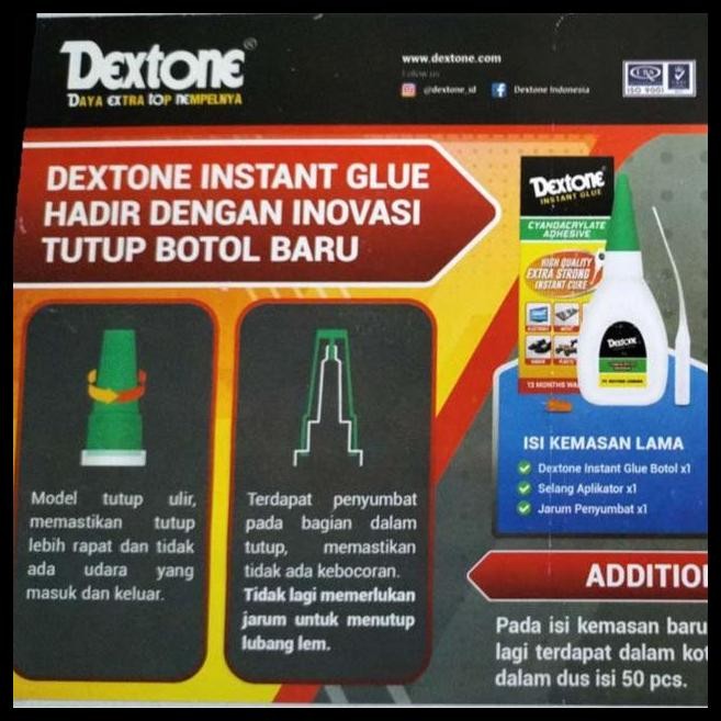 BEST DEAL LEM KOREA DEXTONE LEM DEXTONE INSTANT GLUE CYANDACRYLATE LEM SERBAGUNA LEM AKRILIK LEM ACR