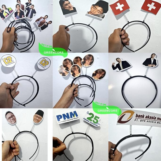 G-24 Bando Custom Korea Lucu Freebies Fans Set Nct Dream 127 Bts Set Karakter Tuing Aesthetic Tulisa