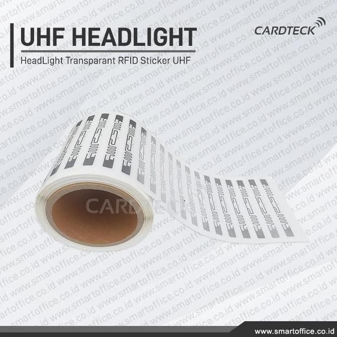 

UHF STICKER HEADLIGHT TRANSPARANT ELECTROSTATIC RFID STICKER LABEL UHF GROSIR 1000PCS PER ROLL ORIGINAL DAN TERPERCAYA