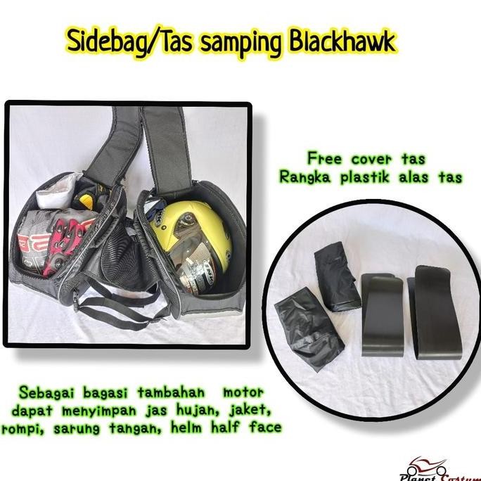 Tas Box Samping Motor Blackhawk Touring Nmax Xmax Aerox Pcx Lexi Original