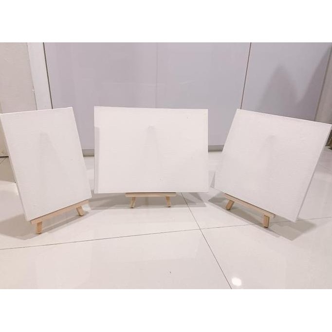

New - Go - Wooden Easel Stand Tripod Kanvas Photo Lukisan Uk 30X18Cm Art Diy