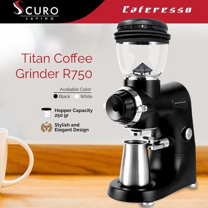 Caferesso Titan R750 Coffee Grinder Manual Brew ps