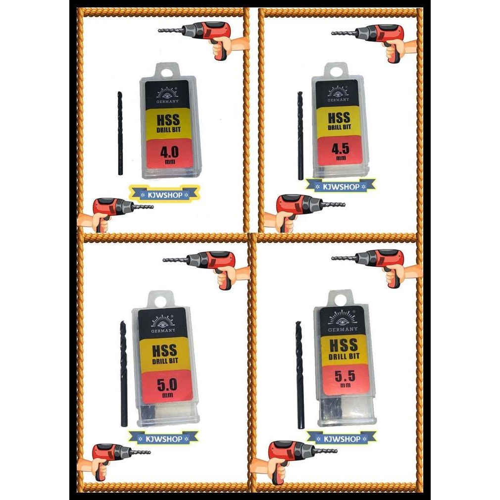 BEST DEAL MATA BOR STENLIS BESI BAJA HSS DRILL BIT CAP MATA ORIGINAL GERMANY