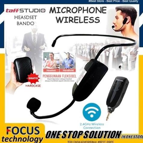 Mic imam Wireless 1 Bando Wireless Connect Amplifier Toa READY