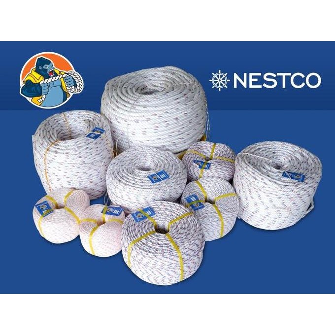 

Terlaris Tali Tambang Ppd Putih Ukuran 5 Mm Panjang 220 M /Per Roll Ready Stok