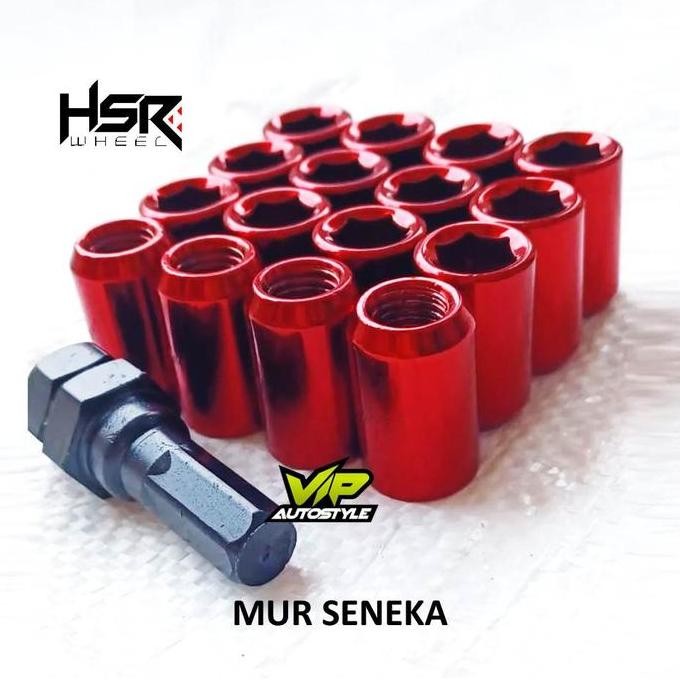 New Baut Kunci Roda Seneka L | Baut Ban Mobil Racing Anti Maling Model Terbaru