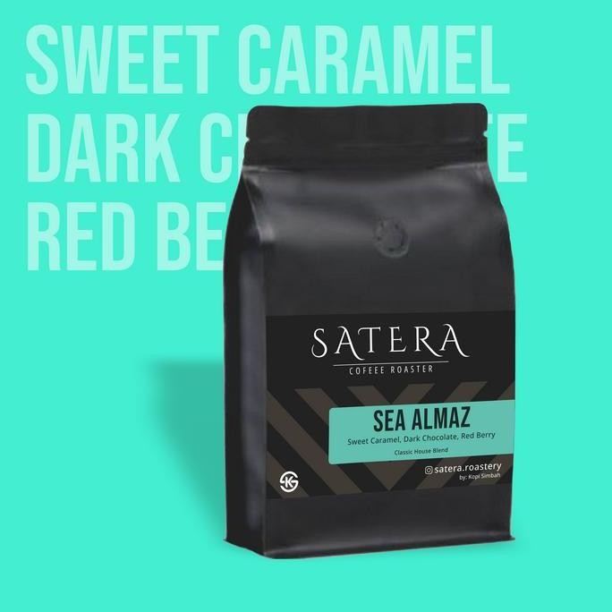 

READY KOPI ESPRESSO HOUSE BLEND SEA ALMAZ 1KG - BIJI/BUBUK CAMPURAN ARABIKA ROBUSTA CARAMEL CHOCOLATE