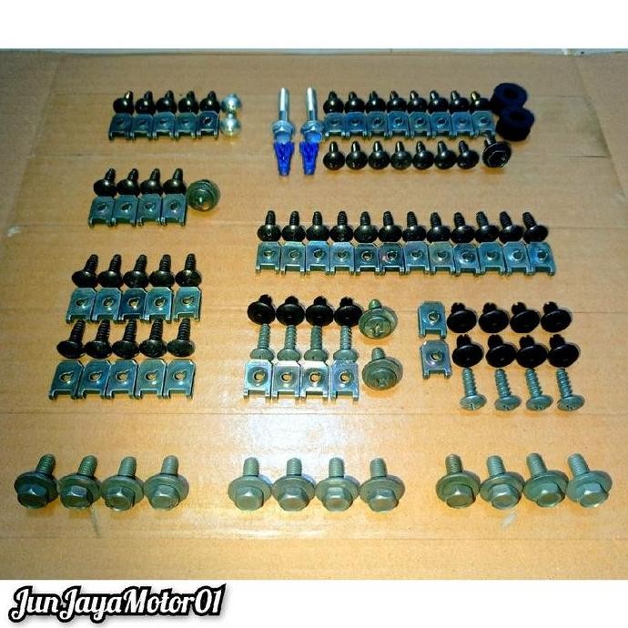 Promo Baut Body Full Set Suzuki Skywave Paket Lengkap Mur Baut Bodi Motor