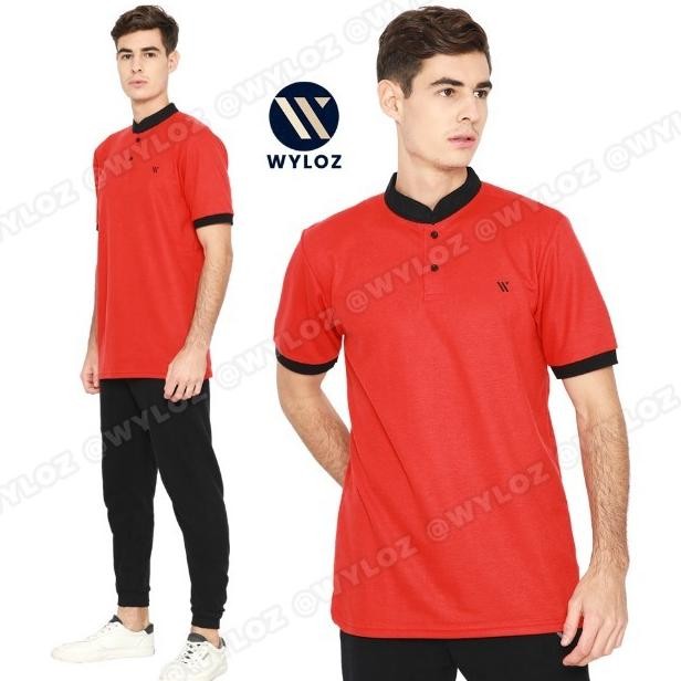 Jh85 Wyloz Kaos Polo Shirt Kerah Sanghai Baju Krah Shanghai Distro Koko Pique Pria Cowok Six Origina