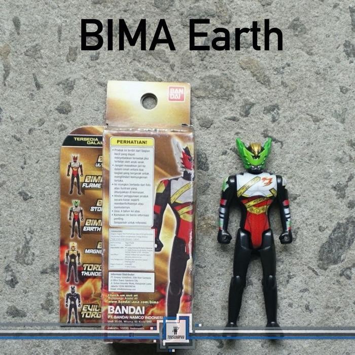 Bandai Bima X Action Pose Figure Evil Torga, Flame, Earth Sale Rugi