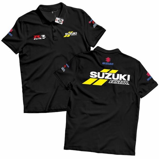 Promo Kaos Polo Suzuki Ecstar Motogp | Polo Shirt Otomotif GSX RR Bikers