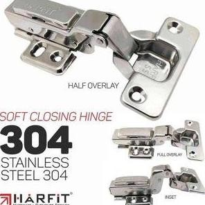 Diskon HARFIT Engsel Sendok Slow Motion Clip On Stainless Steel 304
