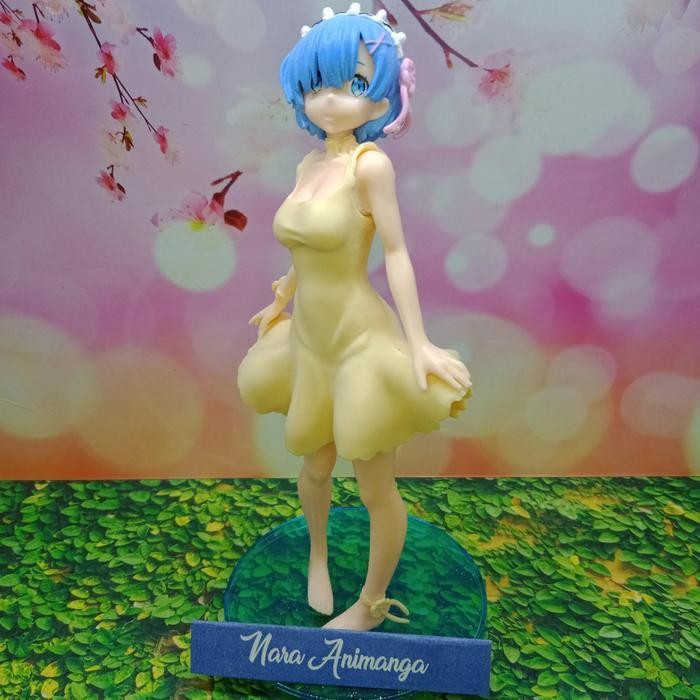 Action Mini Figur Anime Re Zero Ram Rem Emilia Figure