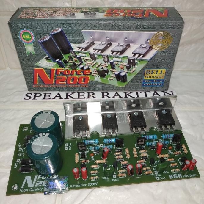 Kit Power amplifier stereo 200watt + Power suply NForce 200 HARGA SPESIAL