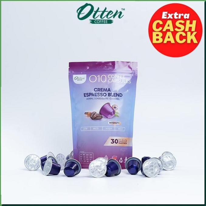 

READY KOPI KAPSUL O10 CREMA ESPRESSO - NESPRESSO COMPATIBLE CAPSULE 30PCS BUNDLE