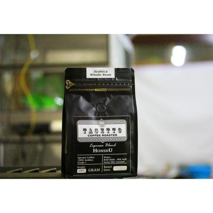 

READY KOPI ESPRESSO ARABIKA HONSHU 500G - BIJI/BUBUK TAGETTO COFFEE ROASTED BEANS