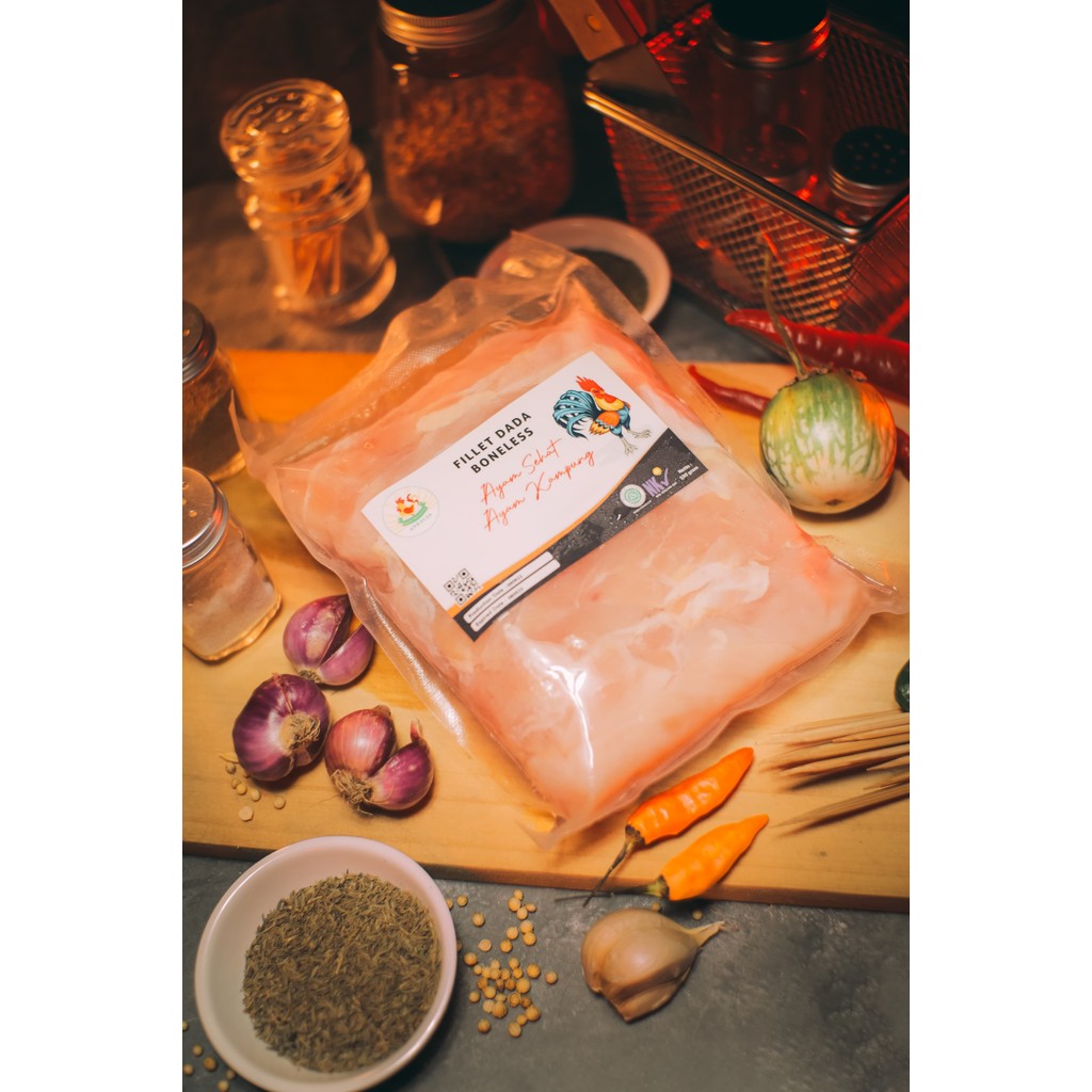 

Fillet Dada Ayam Kampung 500 gram