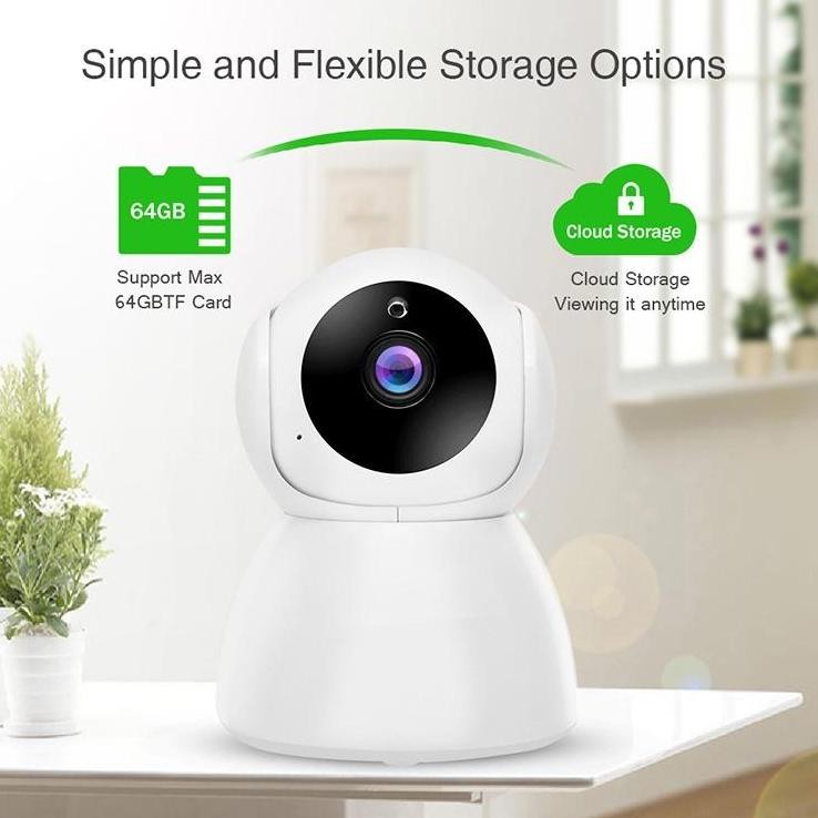 Trend - Snowman V380 pro cctv mini Smart Indoor IP Camera Full HD 1440P 3MP PTZ Kamera 360 Lihat Kam