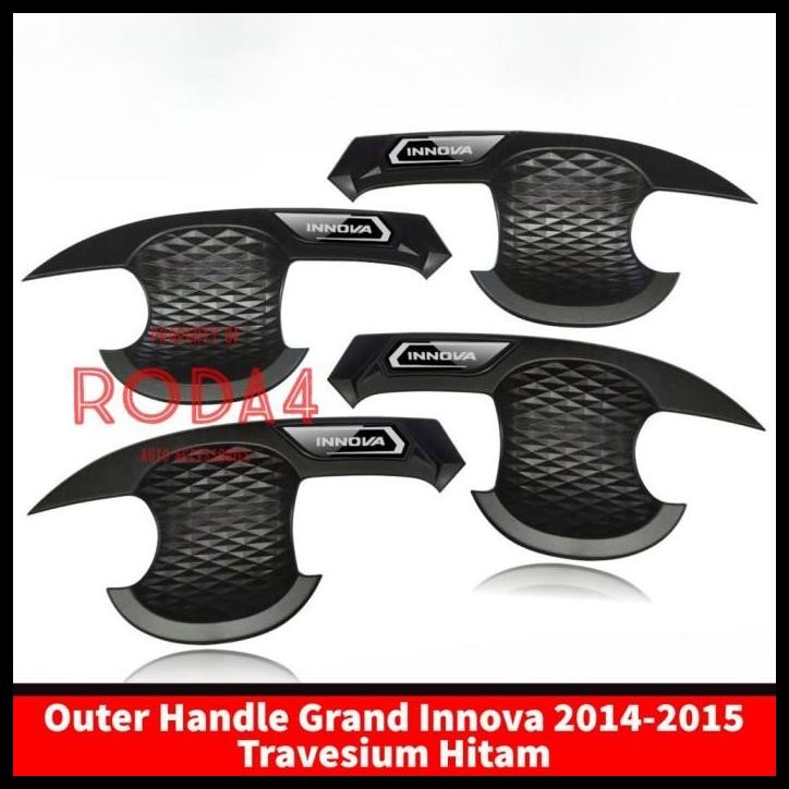 TERBARU OUTER HANDLE MANGKOK PINTU GRAND INNOVA 2014 2015 HITAM TRAVESIUM 