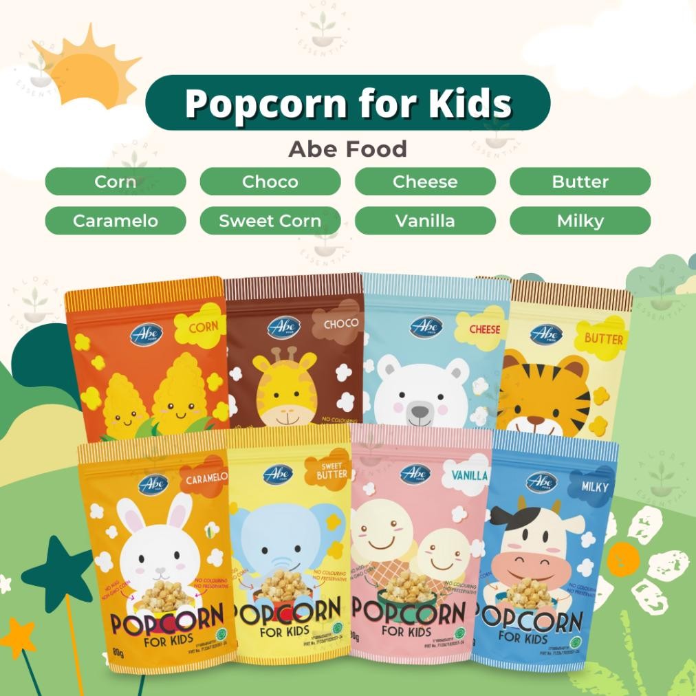 

Flash Sale Abe Popcorn Snack MPASI - Snack Bayi - Snack Anak - Popcorn Abe .,