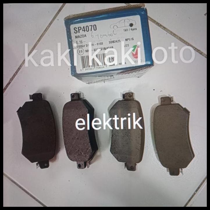 BEST DEAL KAMPAS REM BELAKANG BRAKE PAD REAR MAZDA 6 MAZDA-6 MAZDA6 SKYAKTIV AKY 