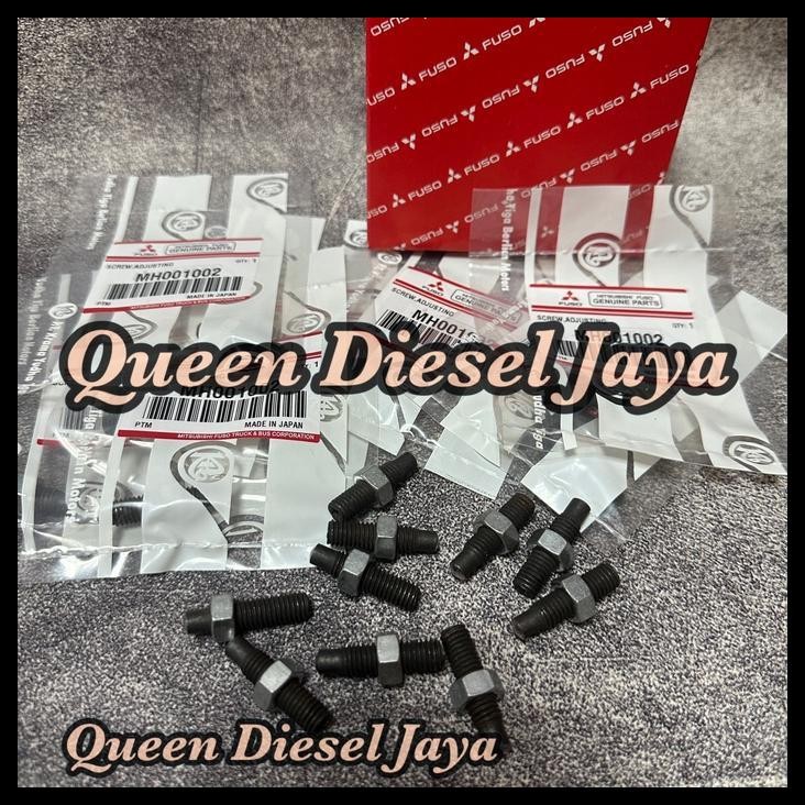 GRATIS ONGKIR SCREW ADJUSTER / BAUT SETELAN KLEP / MUR SETELAN KLEP CANTER PS125 / PS100 / PS120 / P