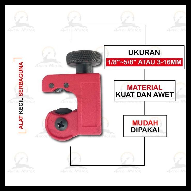 

TERMURAH TUBE CUTTER ALAT POTONG PIPA BESI ALUMUNIUM TEMBAGA CUTER PISAU BULAT !!!!!