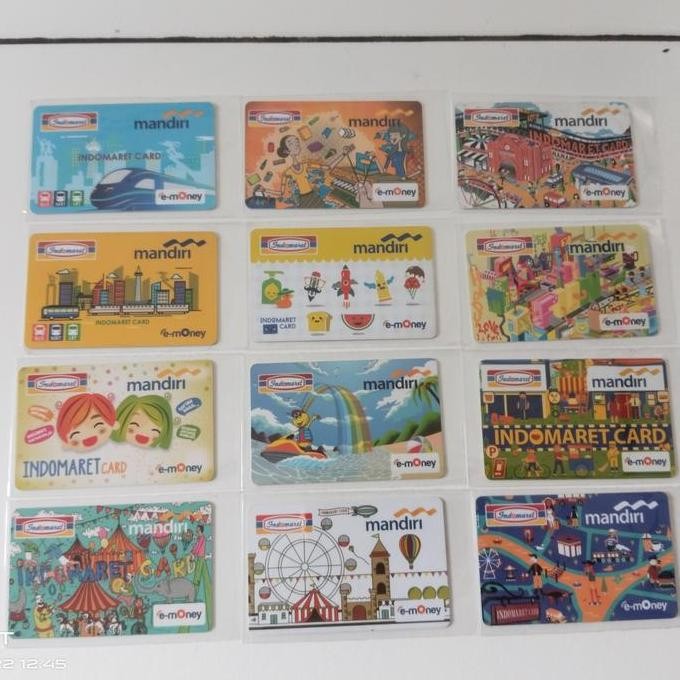 

Kartu Indomaret Emoney Card Variasi Gambar Bisa Pilih Saldo 0