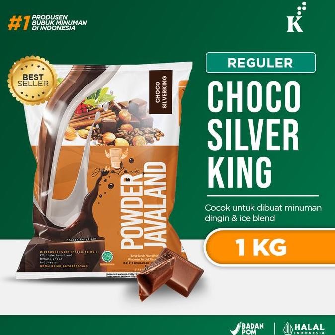 

Original Javaland SilverQueen/SilverKing Drink Powder 1Kg - Bubuk Minuman Coklat Premium