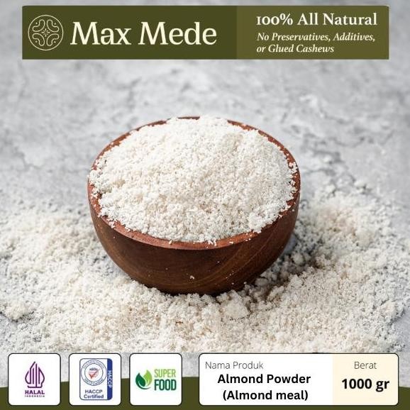 

Original Bubuk Almond 1kg Almond Meal / Almond Powder Murni 100% Organik