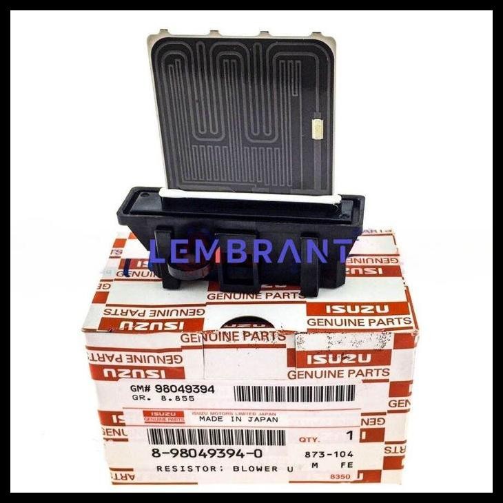 HOT DEAL RESISTOR BLOWER AC ISUZU DMAX 4JH 4JJ 4JH1 4JJ1 3000 3000CC ORIGINAL 