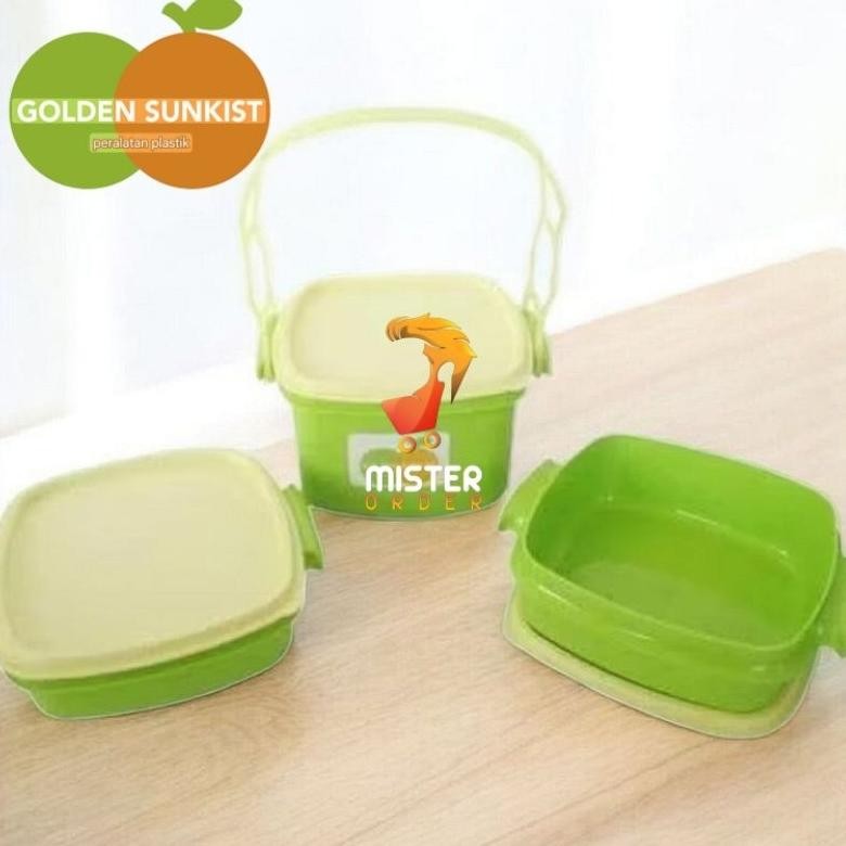Terlaris - Rantang 3 Susun Claim Lunch Box Kotak Nasi 3 Susun / Wadah Bekal Makanan