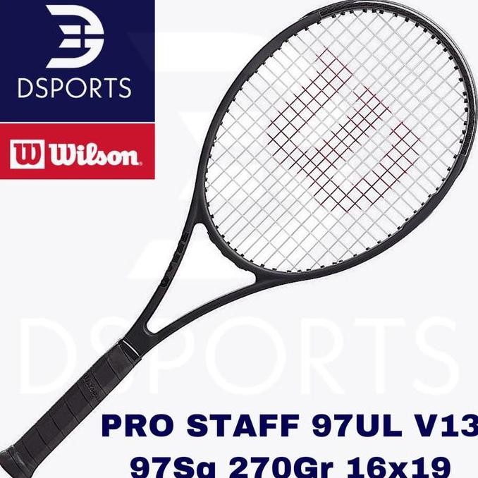 Terlaris Wilson Pro Staff 97UL v13 Prostaff 97 UL ( Racket Tennis Tenis Raket ) Best seller