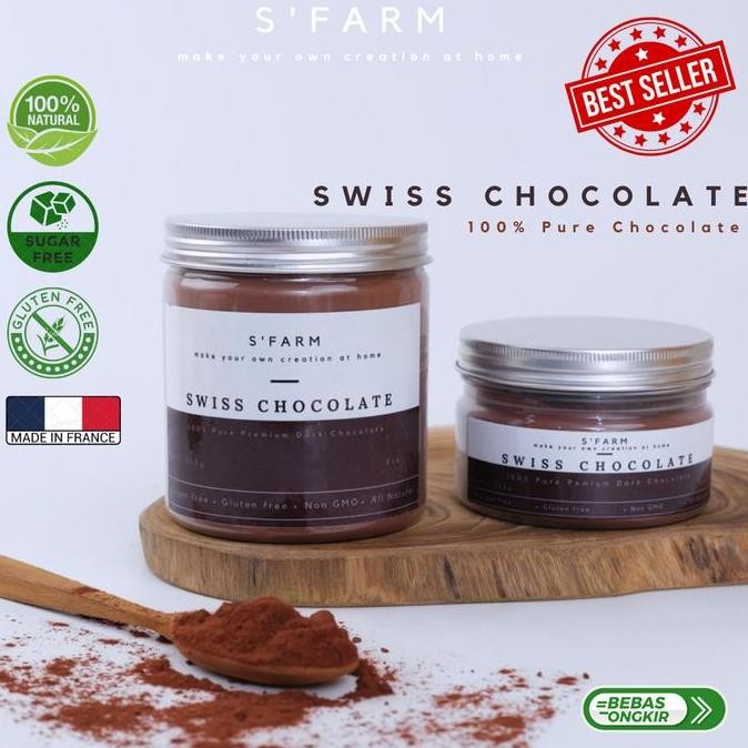 

Original Coklat Bubuk Swiss Reddish 100% Premium - Chocolate Powder Asli 1Kg