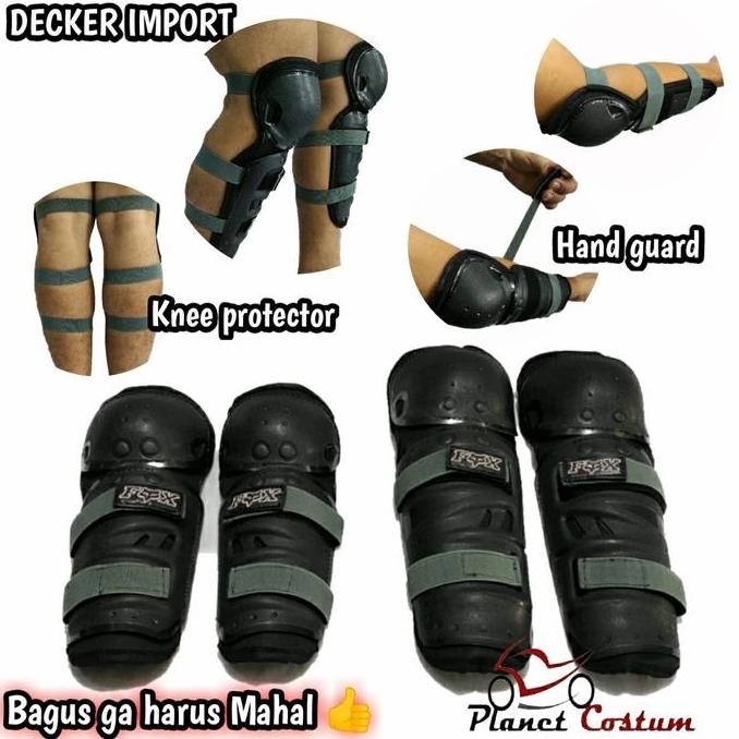 Pcdc4 Decker Lutut Siku Bikers Dekker Pelindung Kaki Tangan Sepeda Motor Lengan Kaki