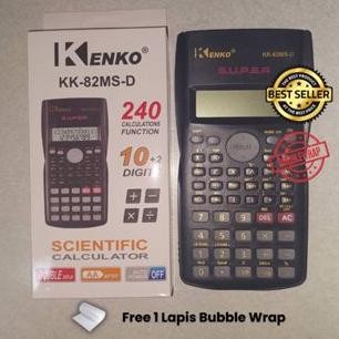 

Kalkulator Sekolah Scientific KENKO 82MS 10 Digit - Calculator Ilmiah Ujian Sin Cos Tan RB2