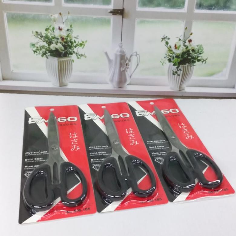 

6pcs Gunting Besar Scissors Emigo Em185 Grosir RB2