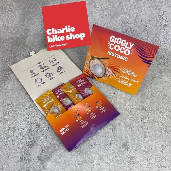 

Original GIGGLY COCO Isotonic Electrolytes Powder - Travel Pack 4 Sachet