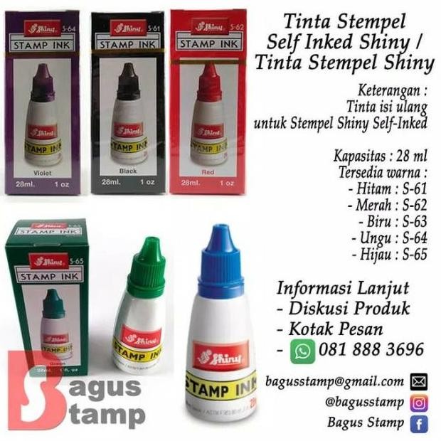 

Tinta Stempel Self Ink / Otomatis Shiny RB3