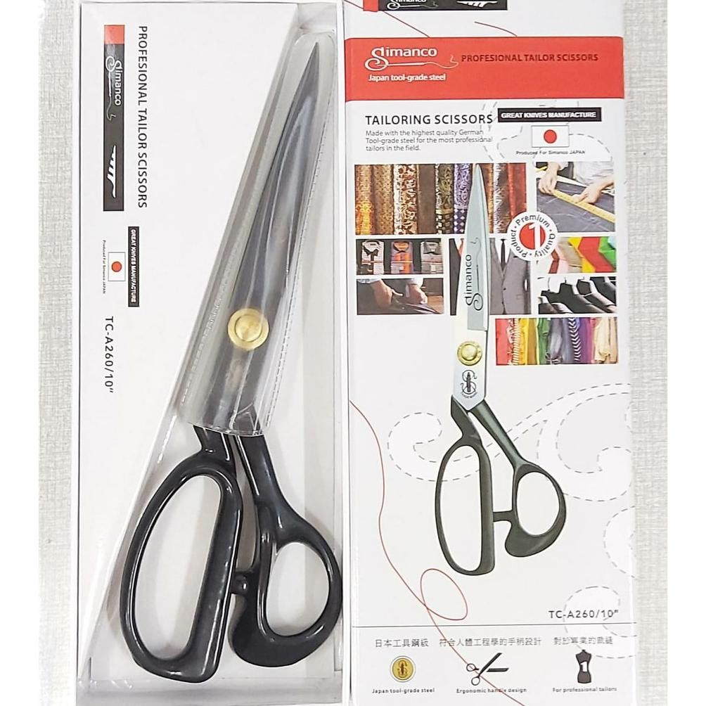 

Gunting potong kain/bahan - simanco TC a260/10" dan TC a240 RB2